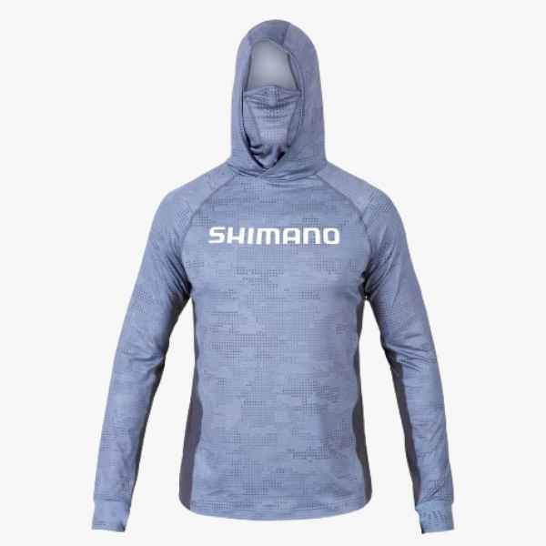 Hoodie Tech Tee Shimano Grey Camo