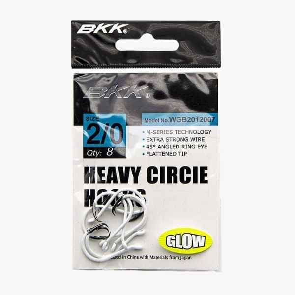 Hameçons BKK Circle Glow Heavy