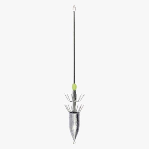 Turlutte Aiguille Plombée Inox 100g