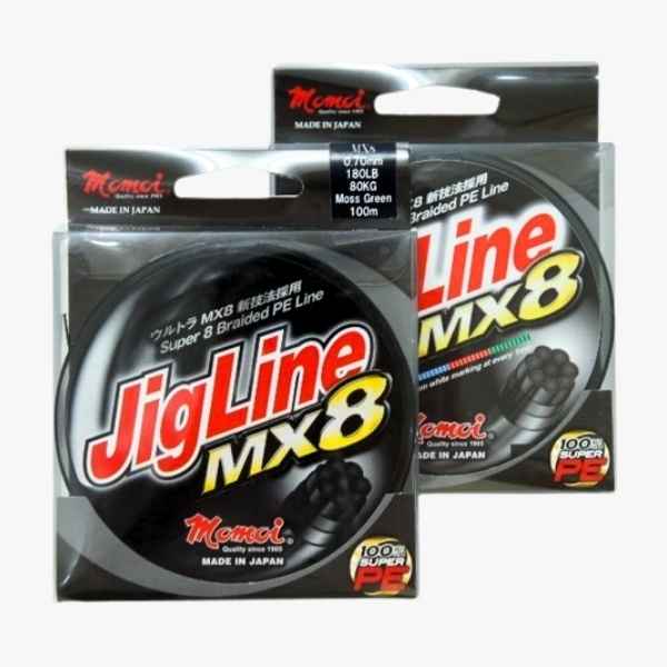Tresse Momoi JigLine MX8 Pro Multi Color 300 m