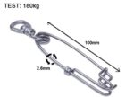 Agrafe + Emérillon Inox (Pack 2)