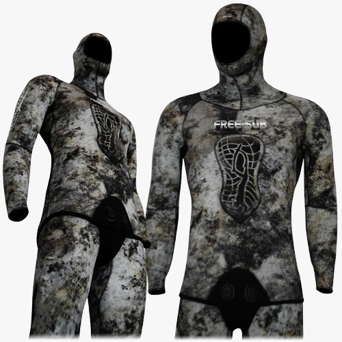 Combinaison Free-Sub Ghost Dark Homme