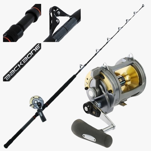 Combo Shimano Tyrnos 50 - BackBone 24kg