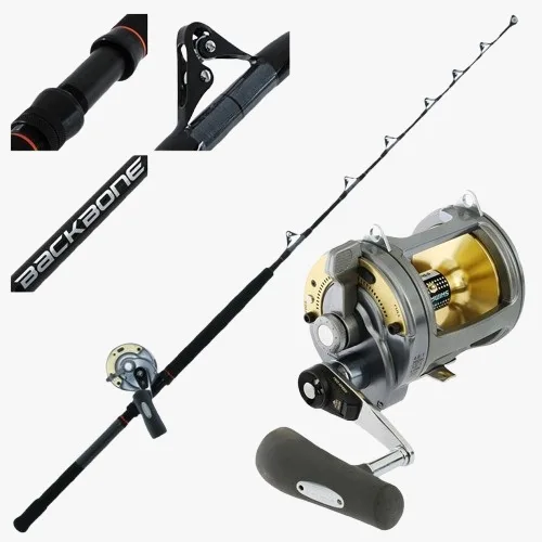 shimano backbone 24kg rod Elite Overhead designed shape that is easy to handle and fight fish with Game Rod Shimano Tyrnos Shimano