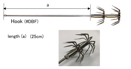 Turlutte Calamar Diamond Back