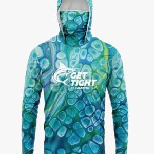 T-Shirt Hooded Get Tight Clear Blue SPF50+