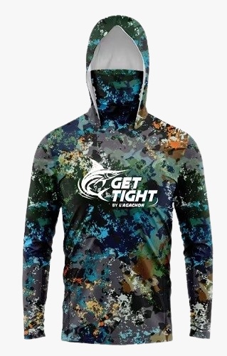 T-Shirt Hooded Get Tight Multicol SPF50+