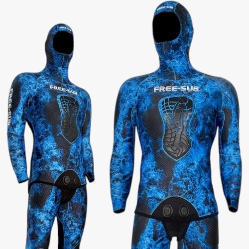 Combinaison Free-Sub Pacific Blue Homme