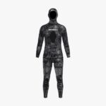 Combinaison Seaskin Camo Black Homme