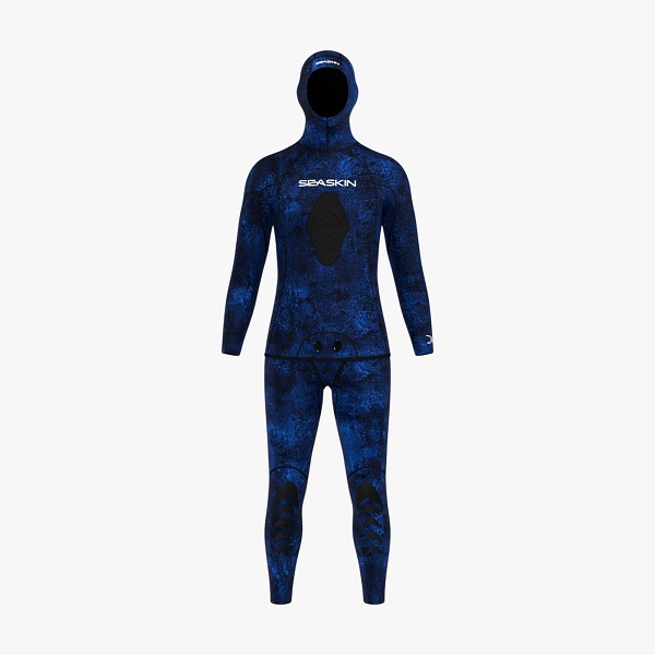 Combinaison Seaskin Camo Blue Homme
