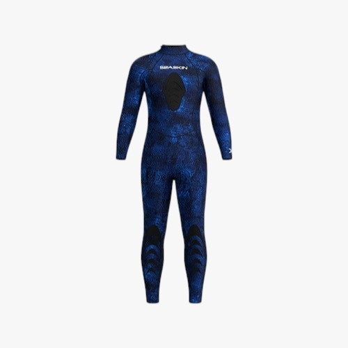 Combinaison Mono-pièce Seaskin Camo Blue Homme