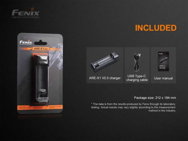 Chargeur de batterie Fenix ARE-X1 V2.0