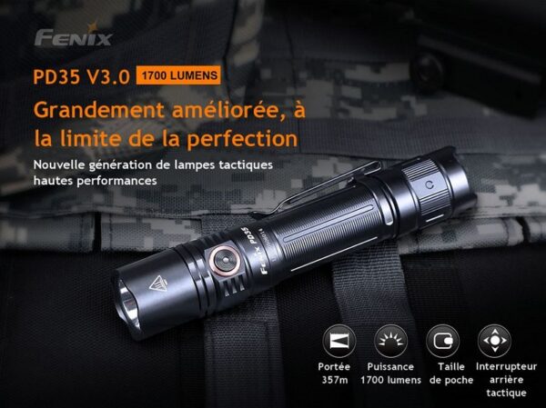 Lampe Torche Fenix LED PD35-V3.0